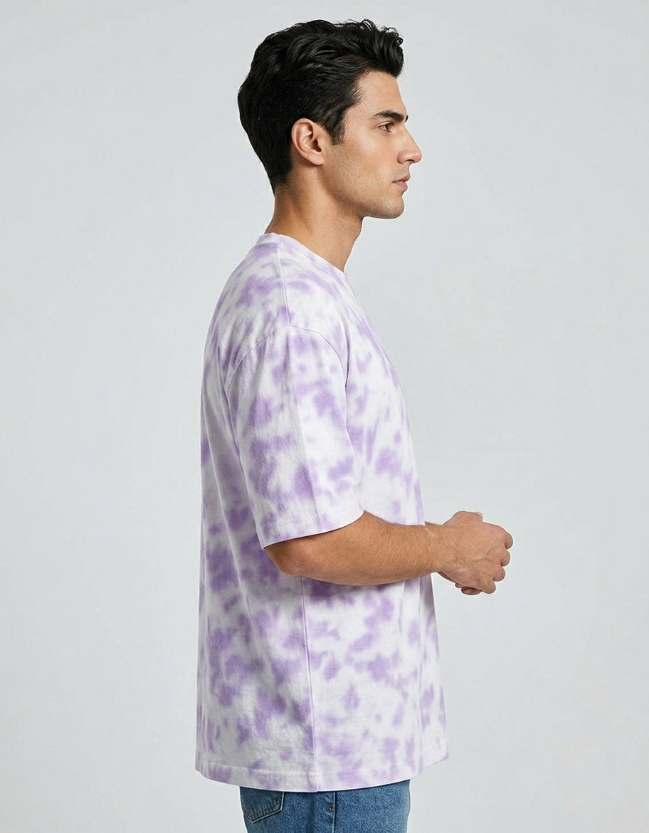 Relaxed Fit Tie-Dye Men’s Oversized Tee