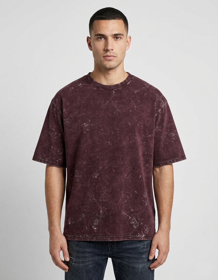 Men’s Acid Wash Oversized T-Shirt