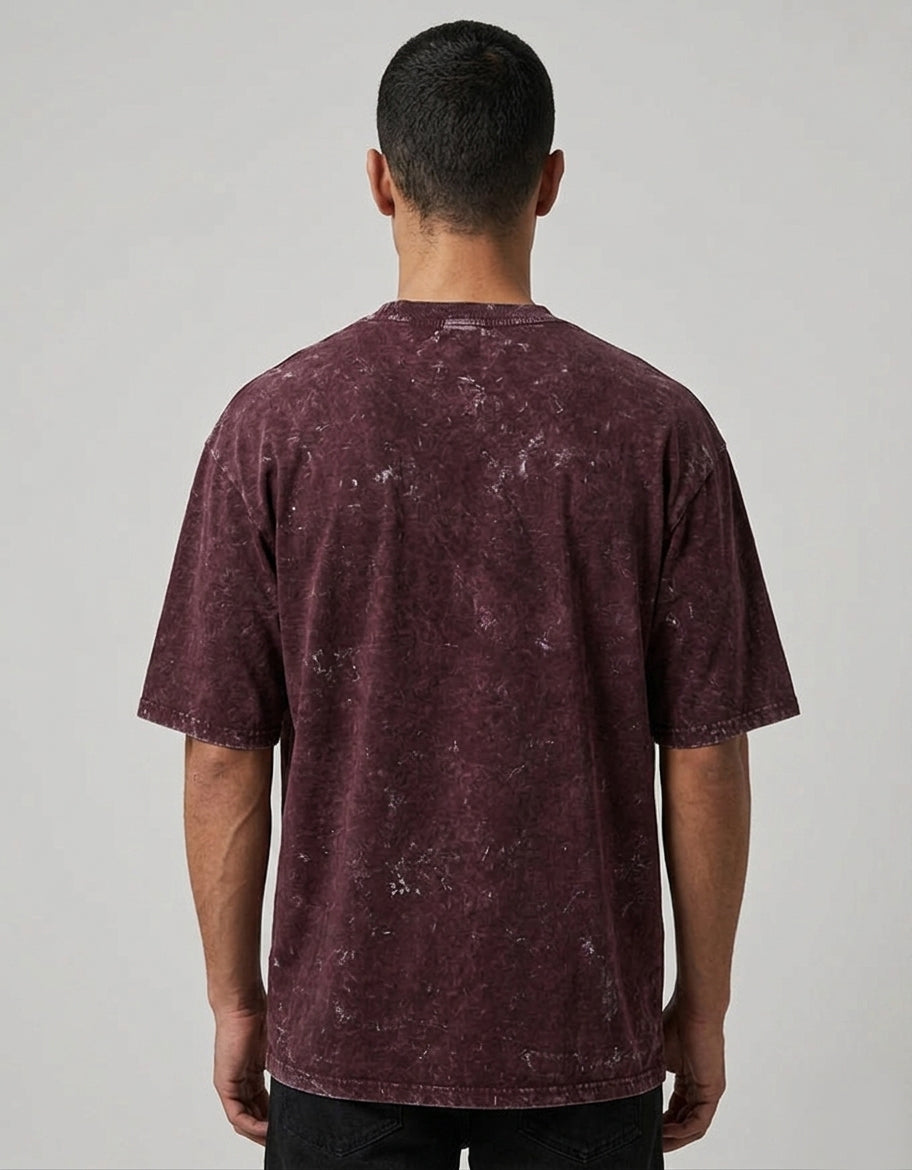 Men’s Acid Wash Oversized T-Shirt