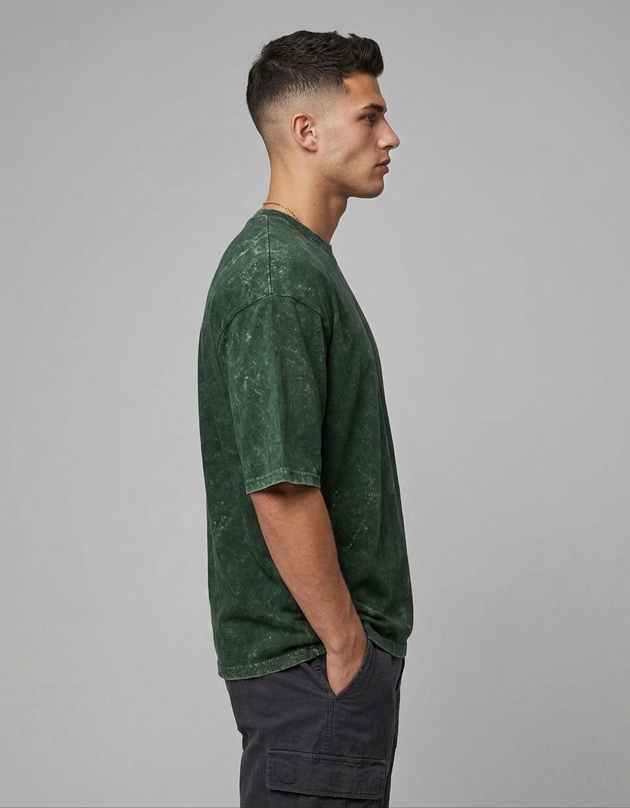 Men’s Acid Wash Oversized T-Shirt