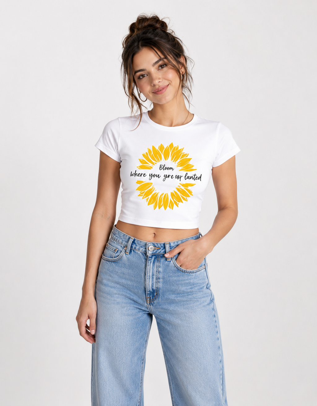 Bloom Where You Are Planted Premium Baby Tee