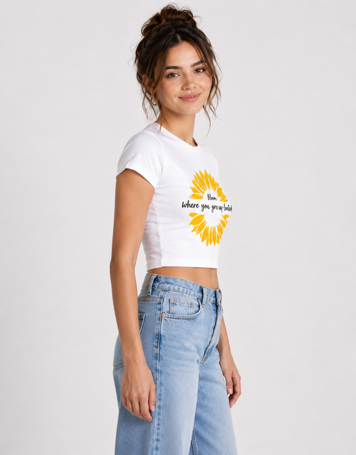 Bloom Where You Are Planted Premium Baby Tee