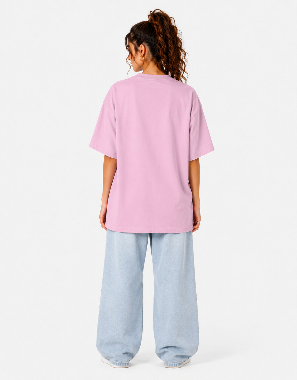 Women's Skater Bear Oversized T-Shirt