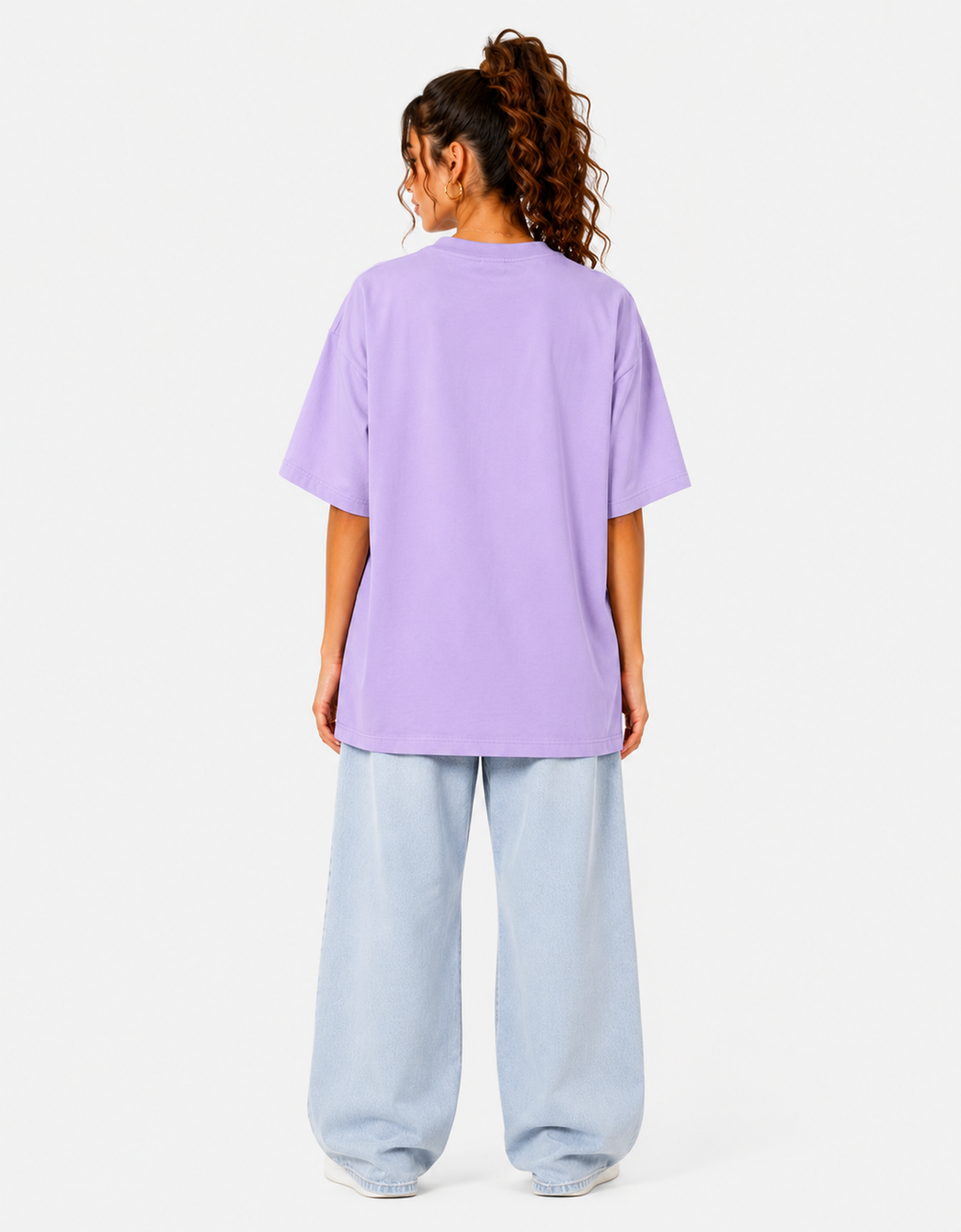 Women's Skater Bear Oversized T-Shirt
