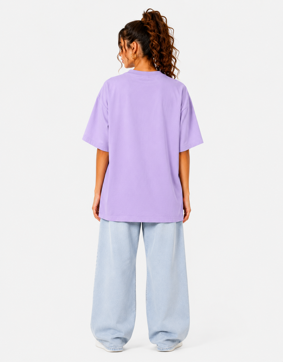 Women's Skater Bear Oversized T-Shirt