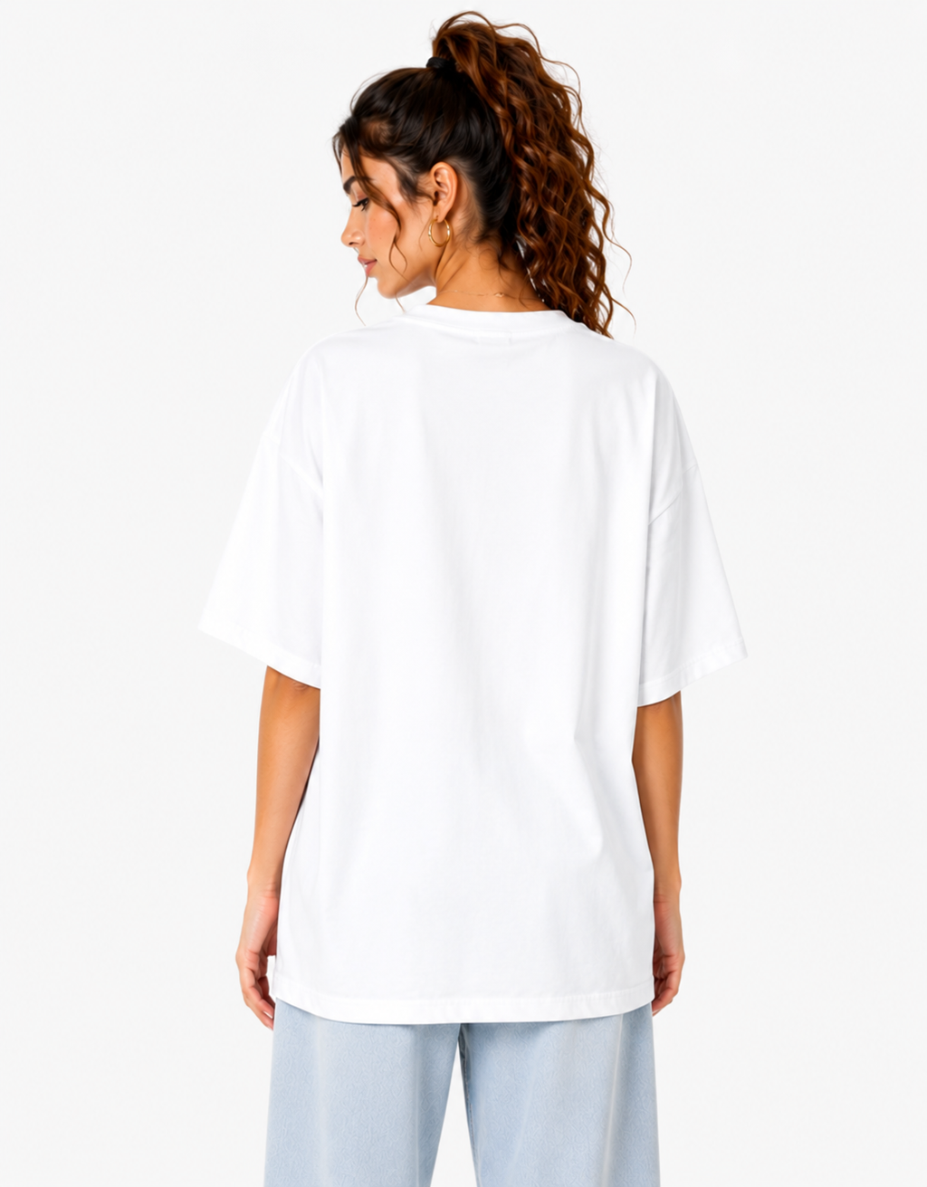 Women's Skater Bear Oversized T-Shirt