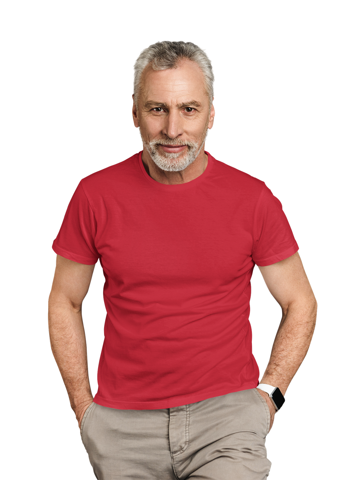 Baliza Men's 100% Cotton Round Neck T-shirt- Purple