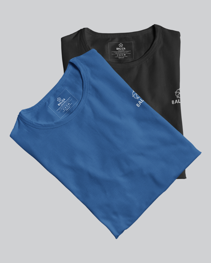 Pack of 2 T-Shirt [Black & Combination]