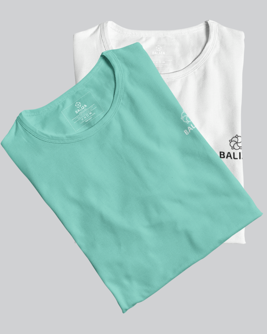 Pack of 2 T-Shirt [ White & Combination]