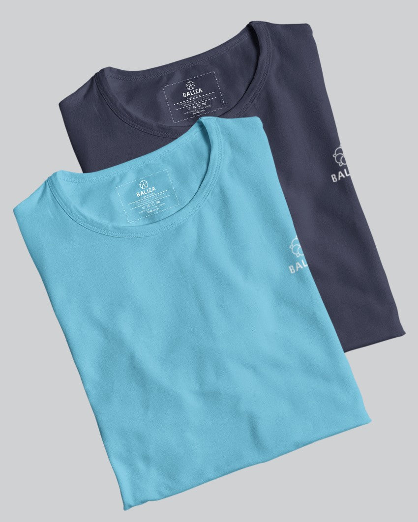 Pack of 2 T-Shirt [Black & Combination]